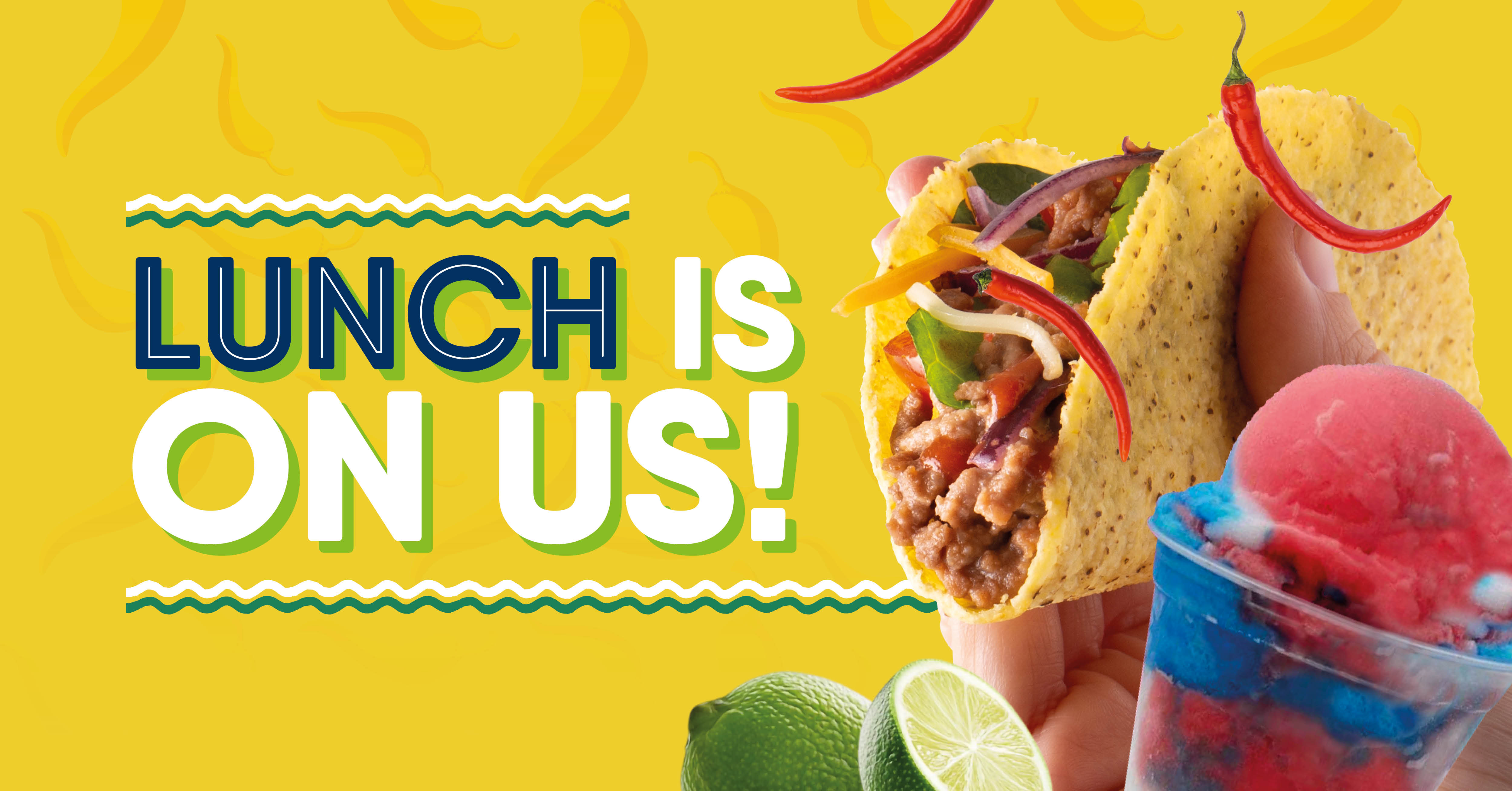 Lunch is on us! 